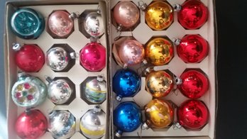 Vintage Christmas Ornaments Circa 1950s - Solids & More